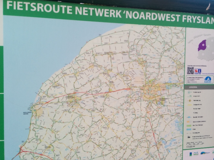 Radwegplan - niederländische Radverkehrsnetz